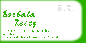 borbala keitz business card